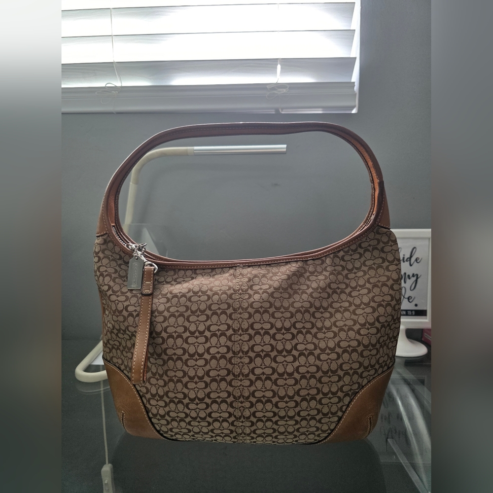 Coach Ergo Hobo Signature Canvas #coach6617